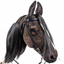 Realistic Western Bridle for Hobby Horse - Adjustable Eco-leather