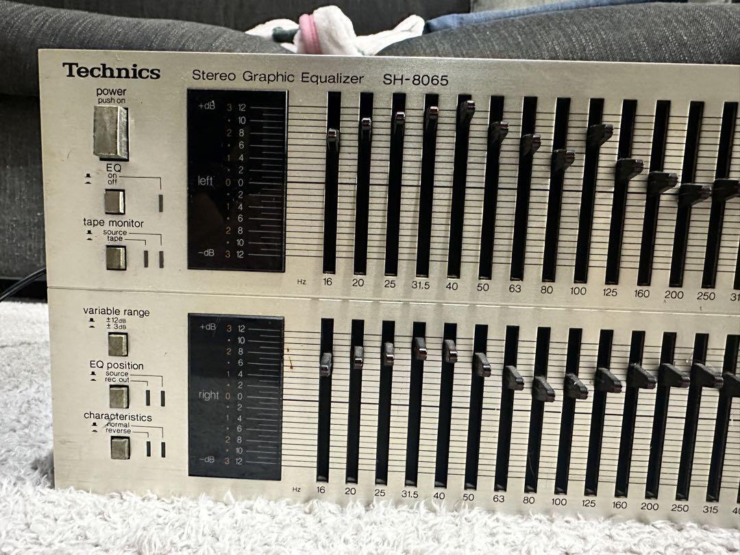 Technics SH-8065 graphic equalizer glyco stereo audio