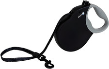 alcott P.A.W. PAW11540 Expedition Retractable Leash Black L Dog Puppy 16' Flat