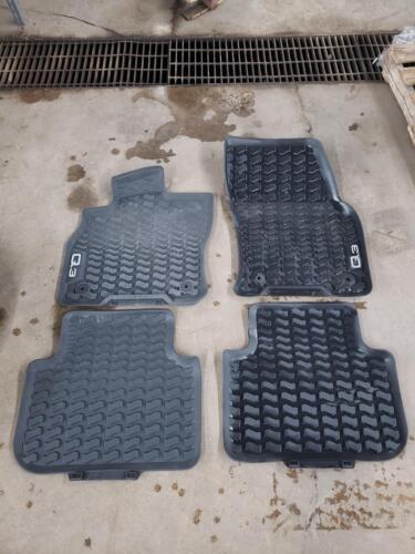 24 AUDI Q3 OEM Floor Mats Set Of 4 Black Vinyl S-Line