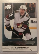 2017-18 UPPER DECK YOUNG GUNS #495 KYLE CAPOBIANCO ROOKIE CARD