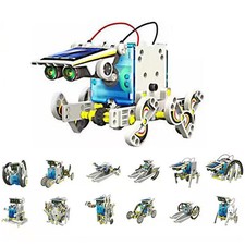 Solar Robot Toy 13-in-1 Educational DIY Assembly Science Building Kids Gift