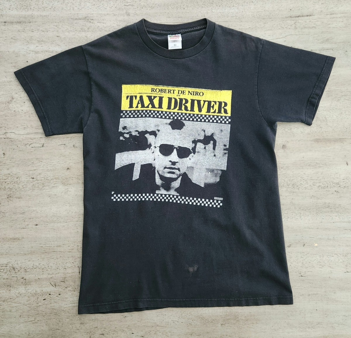 Vintage 90s Taxi Driver Movie Promo T-shirt Sz M Robert De Niro 