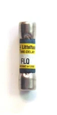 Littlelfuse FLQ-20 (FLQ20), 20 Amp (20A) 500V, Slow Blow/Time Delay, Midget Fuse