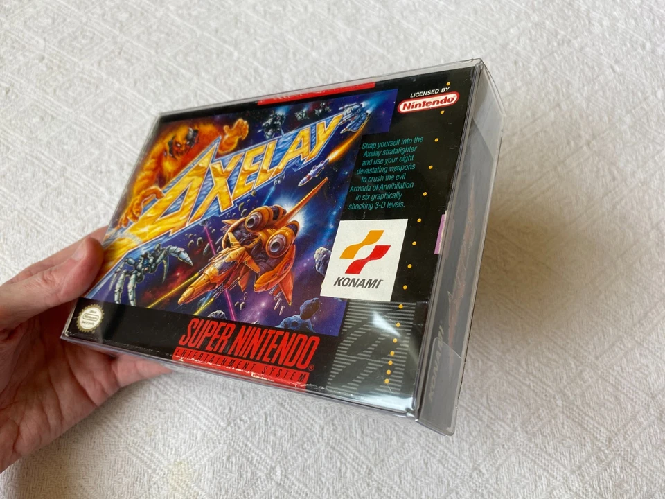 Axelay SNES CIB - NTSC-U/C USA VGC CIB - High Quality Packing - Tracked - Image 4 of 4