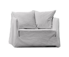 GERVASONI set rivestimento per divanetto GHOST 09 e 2 fodere per cuscini in lino