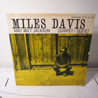 Miles Davis and Milt Jackson All Star Sextet/Quintet RVG LP VINYL 