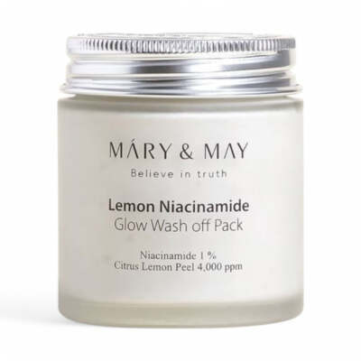 Mary&May Lemon Niacinamide Glow Wash Off Mask Pack 125g #dau