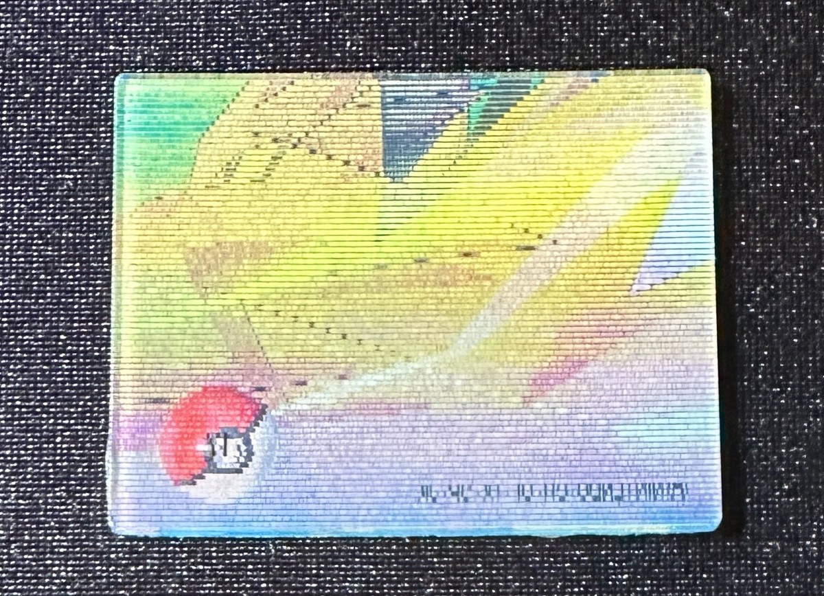 Pokemon Japanese Meiji Super Change Lenticular 3D Card #17