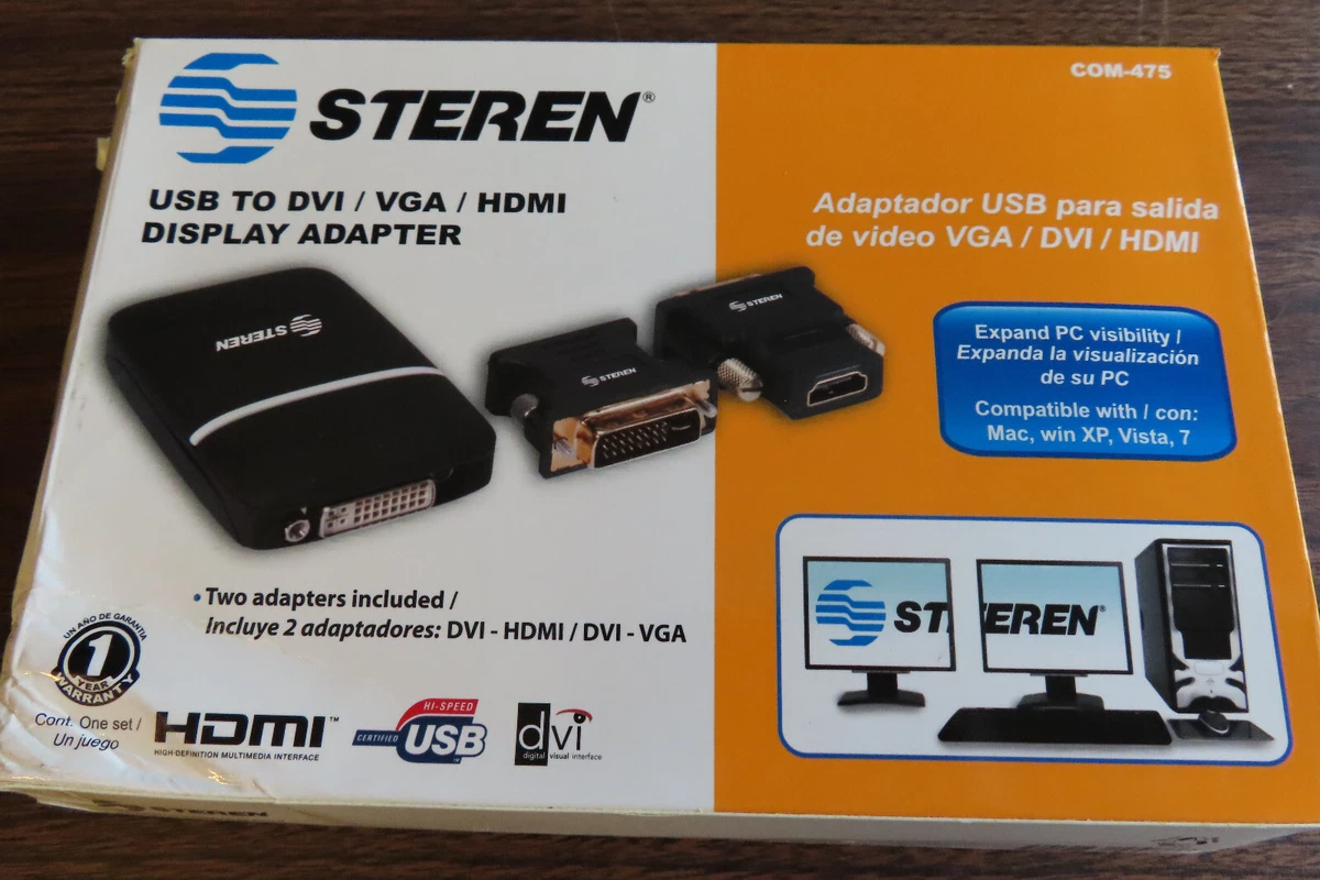 Adaptador USB C a HDMI / USB 3.0 / USB C Steren Tienda