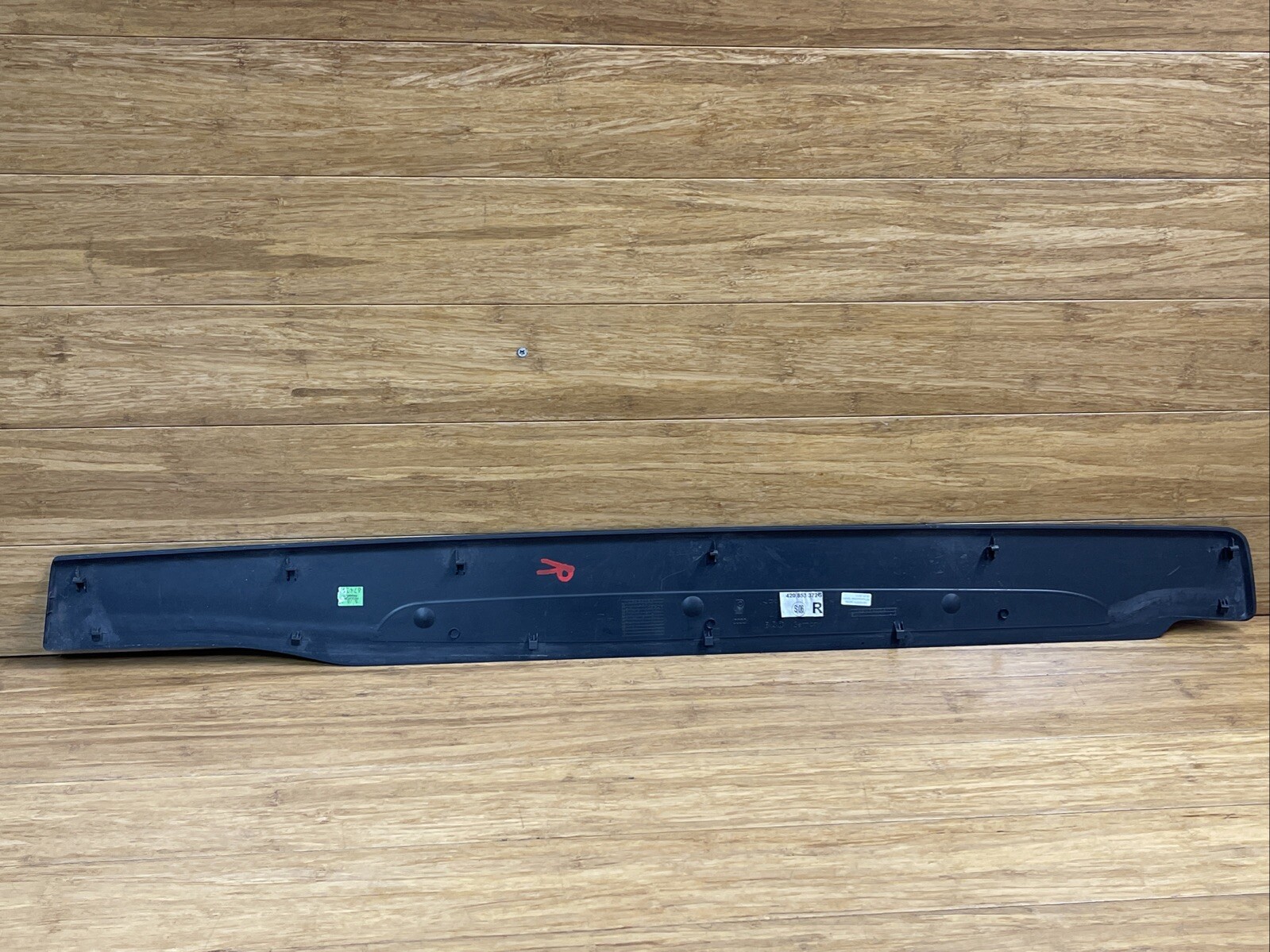 2014-2015 Audi R8 42 Right Side Door Sill Scuff Plate Cover Trim Panel OEM