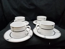 STUDIO NOVA  EXHIBITION Cups & Saucers Set of 4