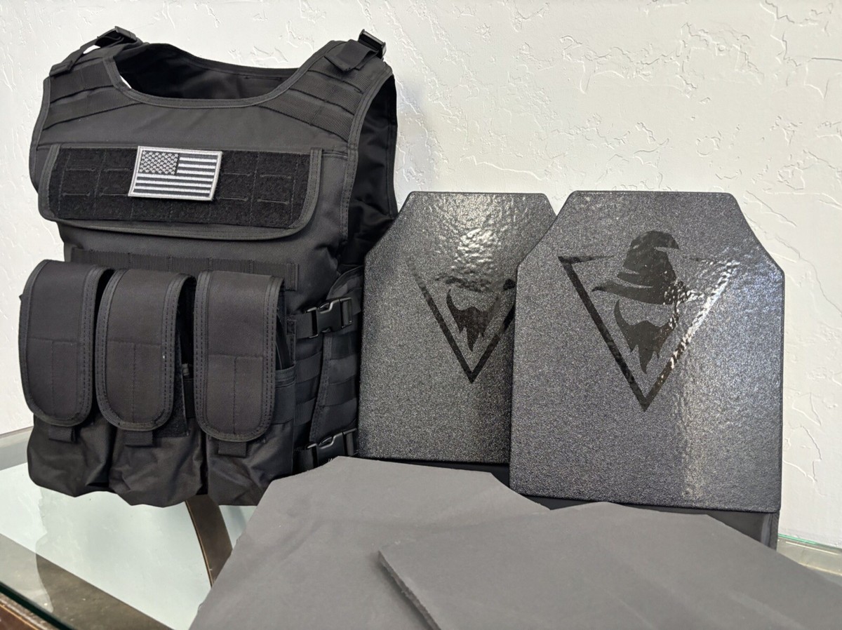 AR600 Rifle Plates Tactical Carrier lll+ Body Armor BULLETPROOF