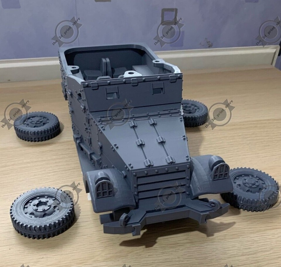 WW2 USA M3 SCOUT CAR, 3D PRINTED, MANY SCALES AVAILABLE | eBay