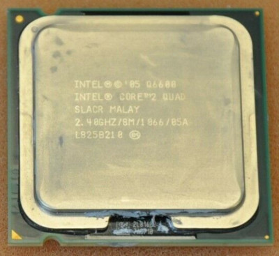 Intel Core 2 Quad Processor Q6600 2.40GHz Quad Core CPU 105W SLACR LGA775