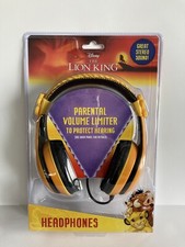 NEW Disney The Lion King Child Youth Kids Plug-In Headphones With Volume Limiter