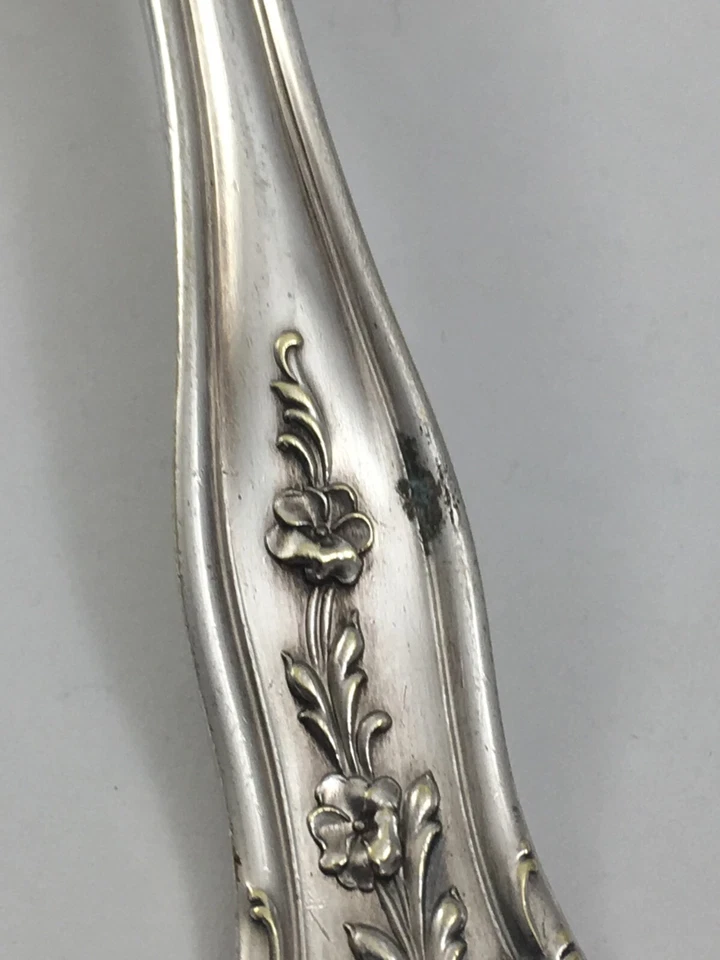 Oneida Extraplate ROXBURY Moneda Plata 1906 Cuchara de Azúcar y Cuchillo Maestro Mantequilla Foto 4 de 4