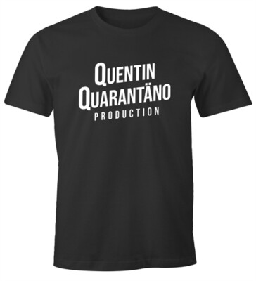 Men's Movie Parody Quentin Qarantäno Satire Corona Quarantine T-Shirt