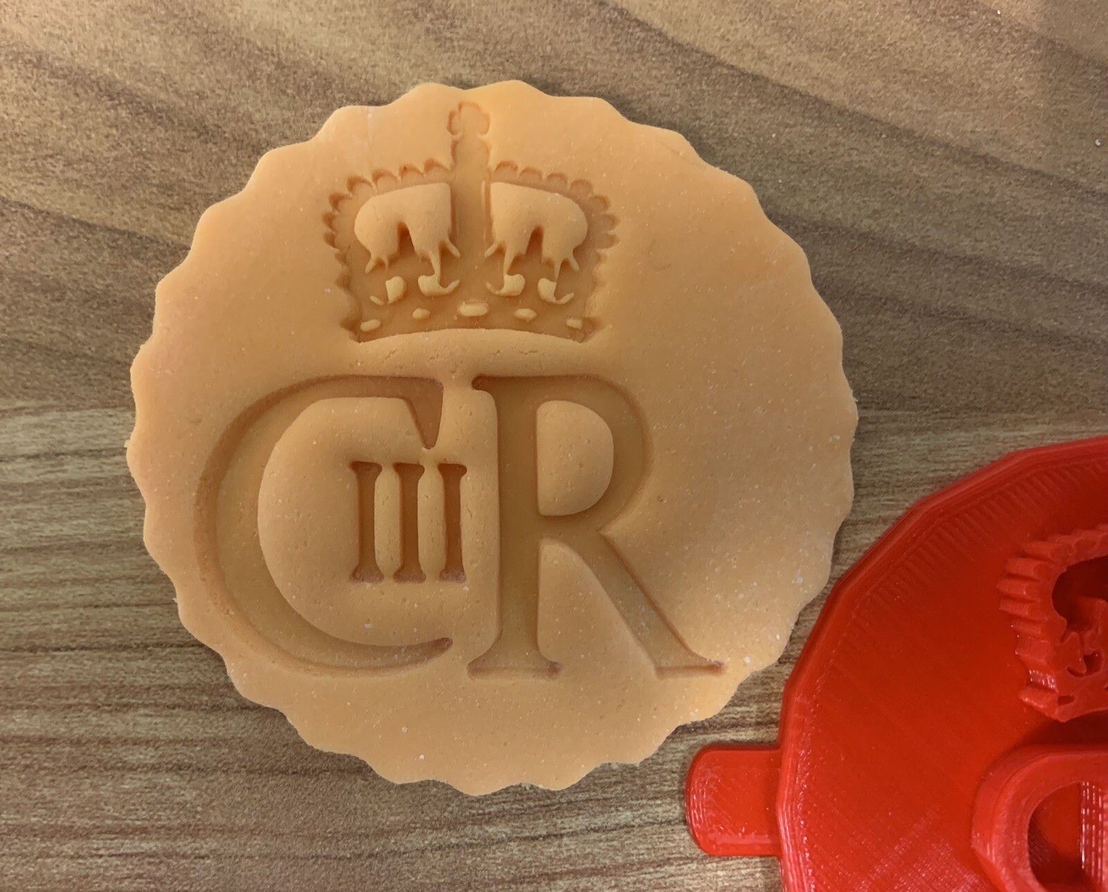 King Charles III Embosser Stamp Fondant Icing Cutter Cupcake Cookie