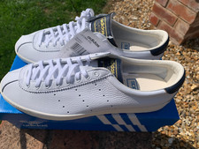 Adidas Originals UK 10.5 SPZL Lacombe Spezial trainers White/Navy Blue - S78810