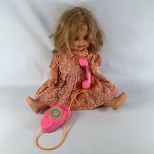 Mattel Hi Dottie Doll with Phone Not Working w/Damage 1971 Mexico
