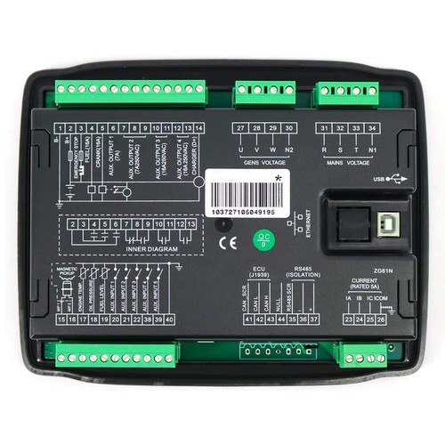 Generator Automatic Genset Controller AMF One Mains One Gen System RS485 - Picture 4 of 9