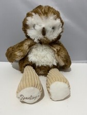 Adorable retired Scentsy Buddy Plush Oakley Owl 12  Stuffed Animal Display only