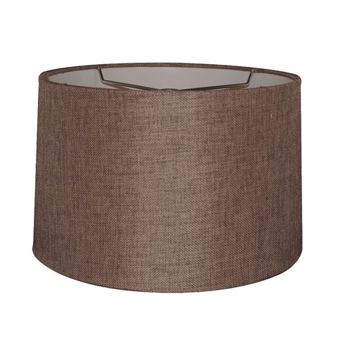 Aspen Creative Bell Shade Lamp Shade - Green Leaf Print, Spider Fit, 6" Top X 16" Bottom X 12" H