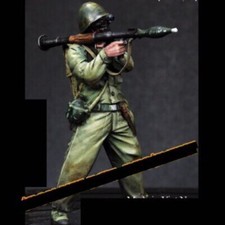 1/35 Vietnam War NVA RPG Gunner Resin Figure Unpainted North Vietnamese Model