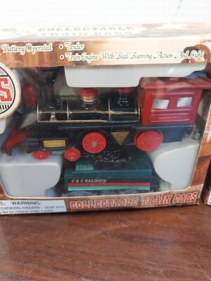 T and S Trains Collectable Train Cars Lot  Railways (2 Boxes 4 Train Cars Total)