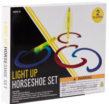 LED Horseshoes Outdoor Game Set Outdoor Family Games Gift Idea