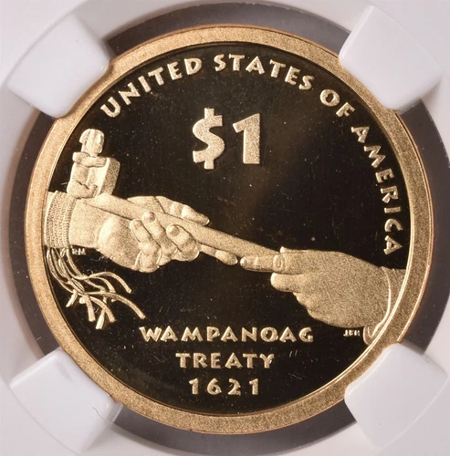 2011-S Sacagawea Dollar Wampanoag Treaty - NGC PF69 ULTRA CAMEO 