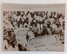 1969 Kampala Uganda Pope Paul VI Ugandan Archbishop Nsubaga VTG Press Wire Photo
