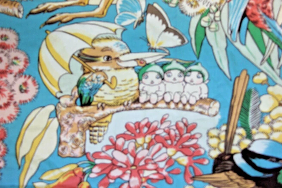 Koala Bear, Parrots, Baby Fairy Angels, Kangaroo Twin Size Comforter Duvet Cover - Image 4 of 4