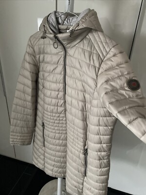 Barbara Lebek leichte Daunenjacke Steppjacke vom Feinsten 44 A-W 56cm Frühjahr 