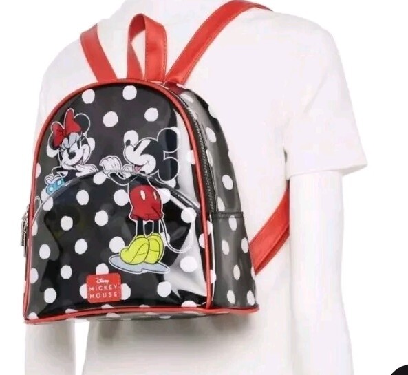 NWT!  Disney Mickey and Minnie Mouse Polka Dot Mini Backpack 103765s1.jpg main image 2