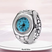 Vintage Fingeruhr mit Sekundenzeiger in verschiedenen Varianten und Farben