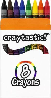 Box of 30 Retail Packs, Each pack contains 8 Colors
