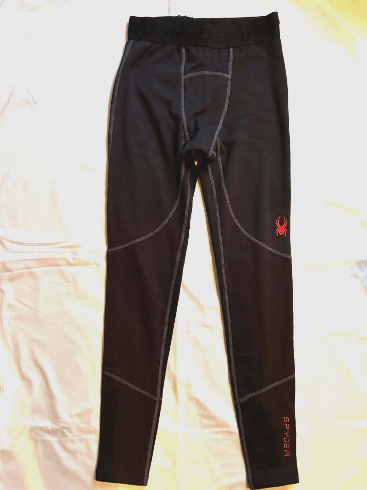 Spyder Mens Baselayer Active ProWeb Charcoal Black Stretch Pants Tights Size M
Opens in a new window