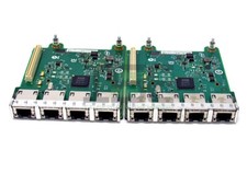 Lot of 2 Dell Intel R1XFC I350 Quad Port Gigabit Network Daughter Card R620 R720