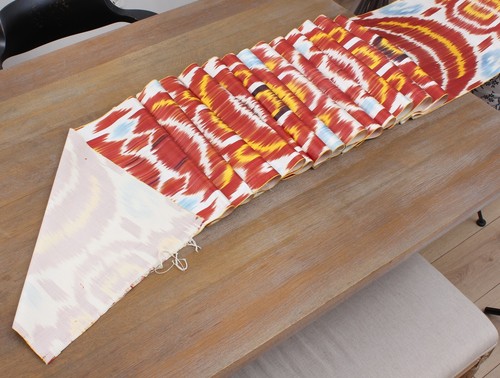 Ikat Fabric Silk and Cotton Uzbek 5.00 meters Brand New Fast Shipment 15893 - Picture 10 of 14