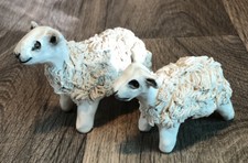 Ewe And Lamb Hand Crafted Sheep Primitive Decor  Country Core