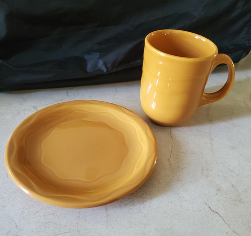 Vintage Syracuse China Porcelain Mug Cantina Wavy Carved Pattern Cup w/ Handle - Picture 9 of 9