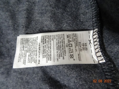 Old Navy Hooded Fleece Jacket Zip Up Black Gray XS 5 - Picture 9 of 10