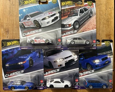 Hot Wheels Premium Car Culture 2024 Modern Classics 2 Full Set (lot of 5 Cars)