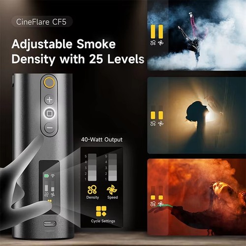COLBOR CineFlare CF5 40W Fog Machine Handheld Smoke Machine With Remote Control - Picture 6 of 11