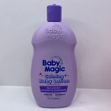Baby Magic Calming Baby Lotion Lavender And Chamomile 16.5 OZ Opened Read Desc.