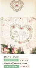 BE MINE VALENTINE  -  CROSS STITCH PATTERN ONLY HM  RUW