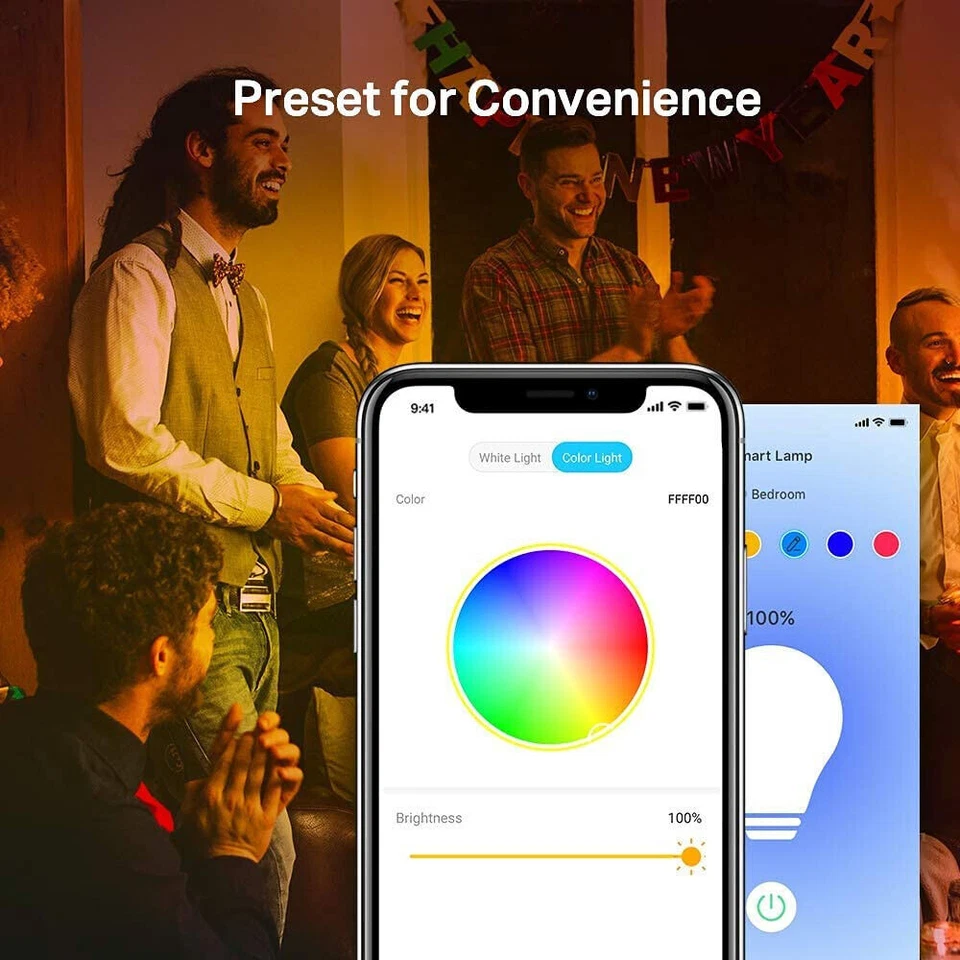 TP-Link Tapo L510E-L520E-L530E-L535E Smart Leuchtmittel E27 WLAN Glühbirne [2er] - Bild 3 von 4