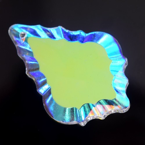 4 X BAROCK FACETTIERTE GLAS ANHÄNGER 38 MM - FARBE WÄHLBAR - Bild 16 von 16